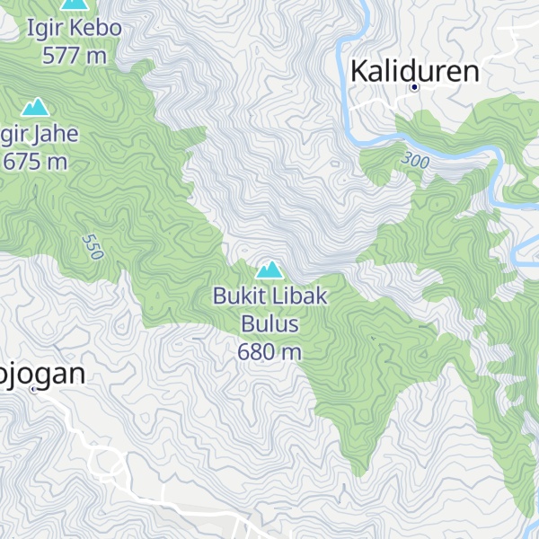Map of Bukit Libak Bulus