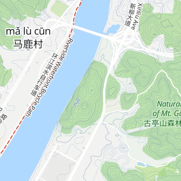 Map of Yánwěishān