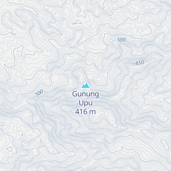 Map of Gunung Upu