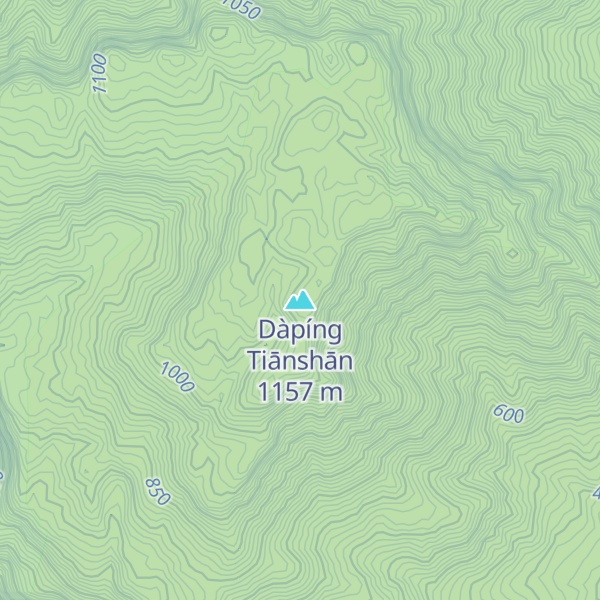 Map of Dàpíng Tiānshān