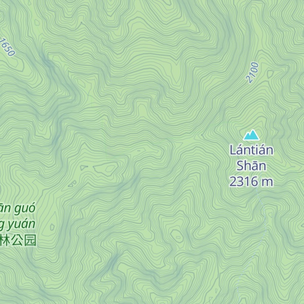Map of Wangshun Shan