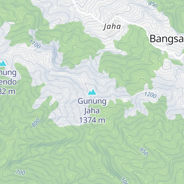 Map of Gunung Jaha