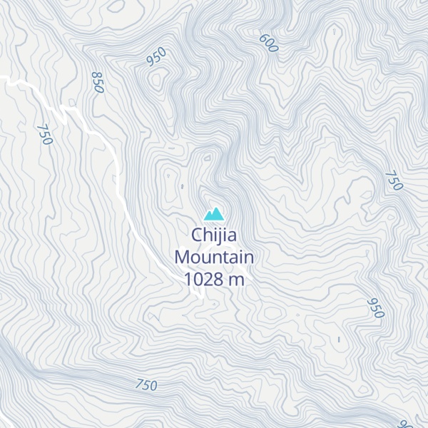 Map of Chijia Mountain