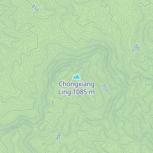 Map of Chongxiang Ling