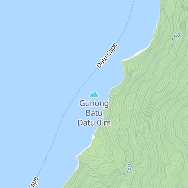 Map of Gunong Batu Datu