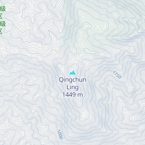 Map of Qingchun Ling