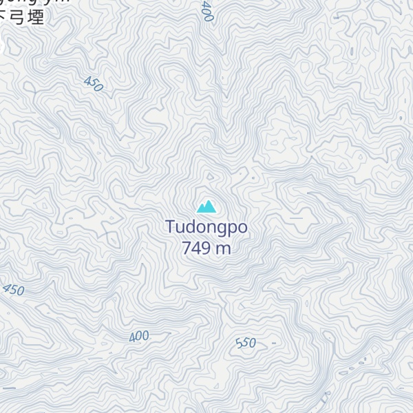 Map of Tudongpo
