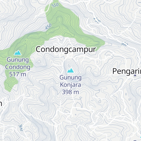 Map of Gunung Konjara