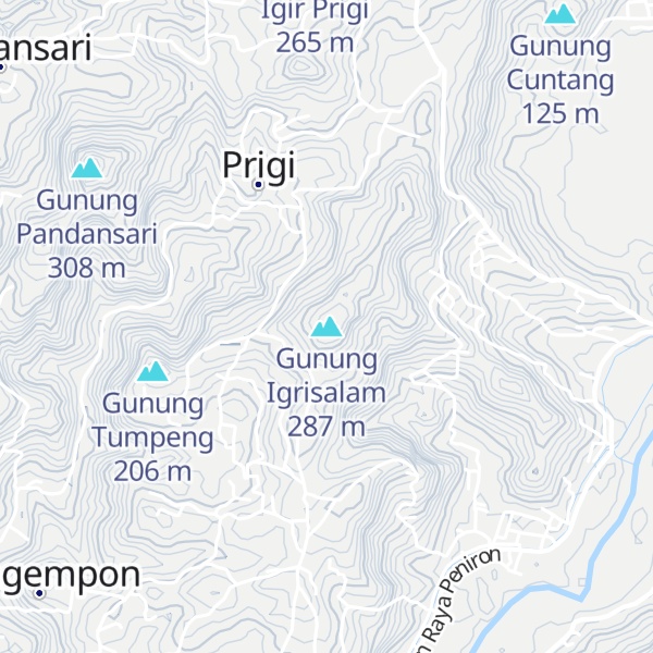 Map of Gunung Igrisalam