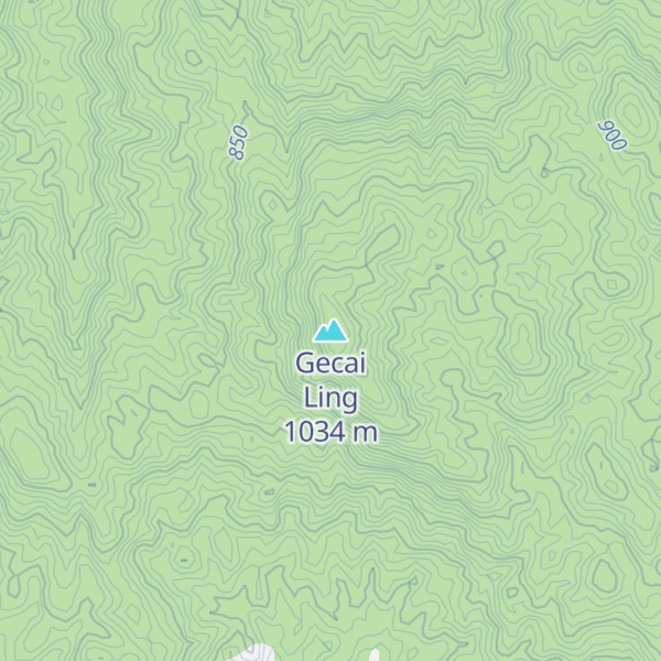 Map of Gecai Ling