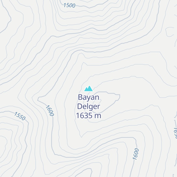 Map of Bayan Delger