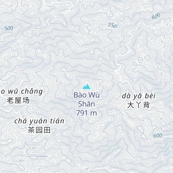 Map of Bào Wù Shān