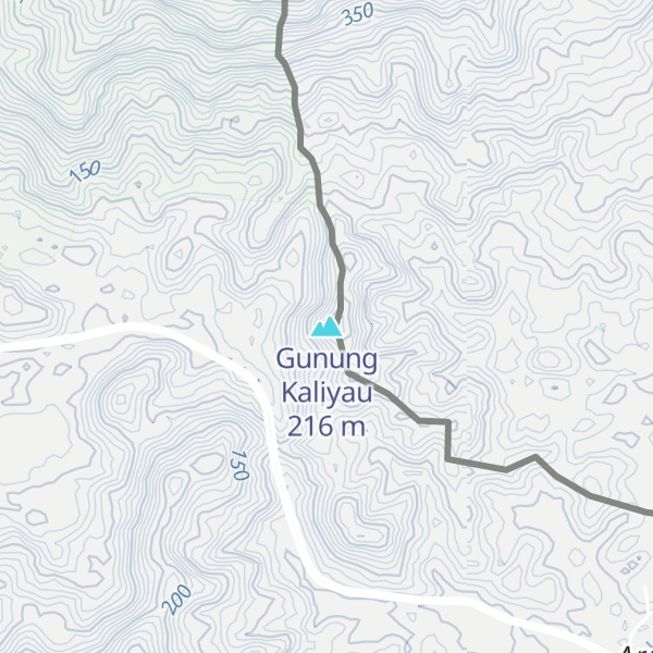 Map of Gunung Kaliyau