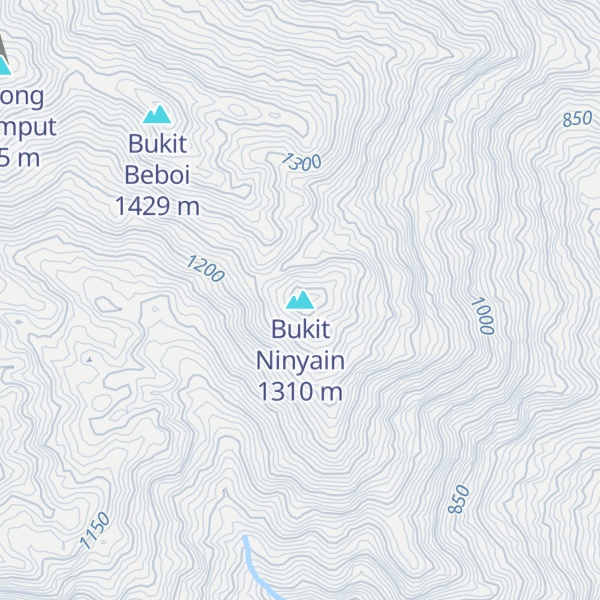 Map of Bukit Ninyain