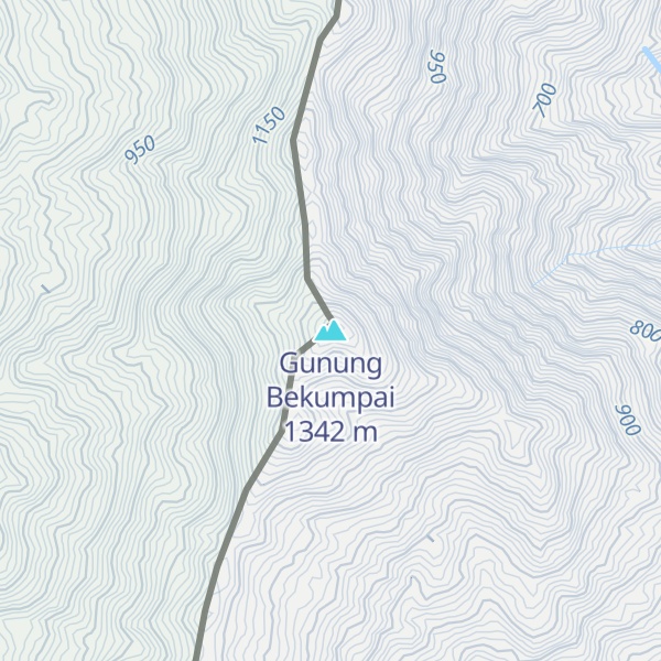 Map of Gunung Bekumpai