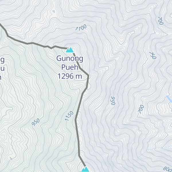 Map of Gunong Bekumpai
