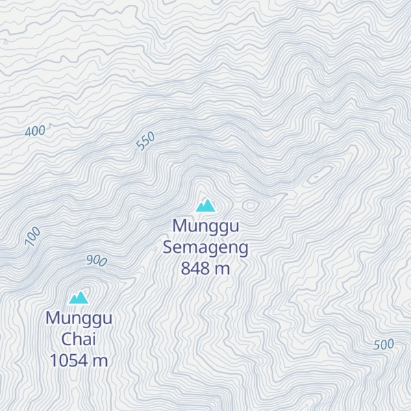 Map of Munggu Semageng