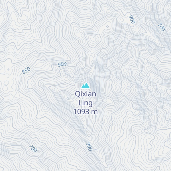 Map of Qixian Ling