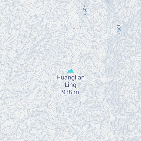 Map of Huanglian Ling