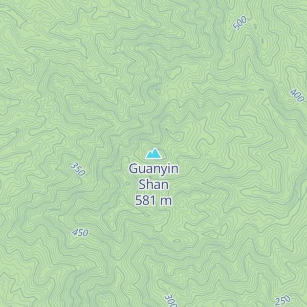 Map of Guanyin Shan