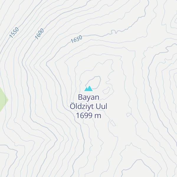 Map of Bayan Öldziyt Uul