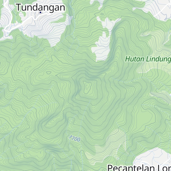 Map of Gunung Ragatembang
