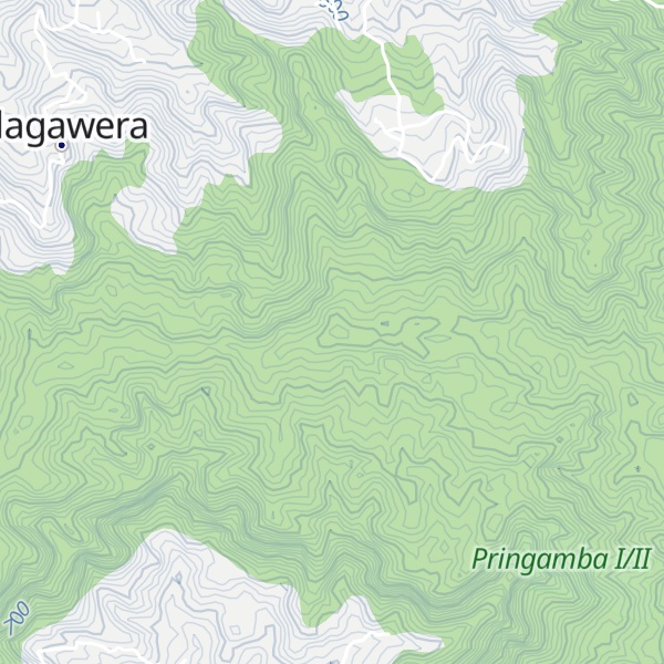 Map of Gunung Watutumpang