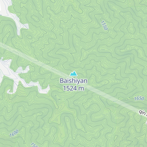Map of Baishiyan