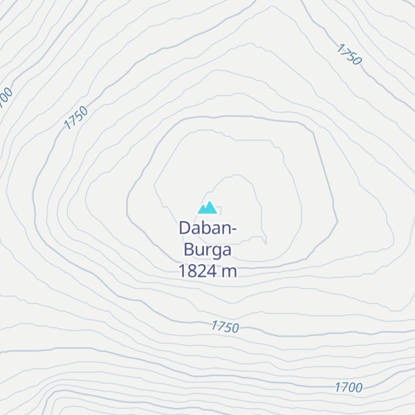 Map of Daban-Burga