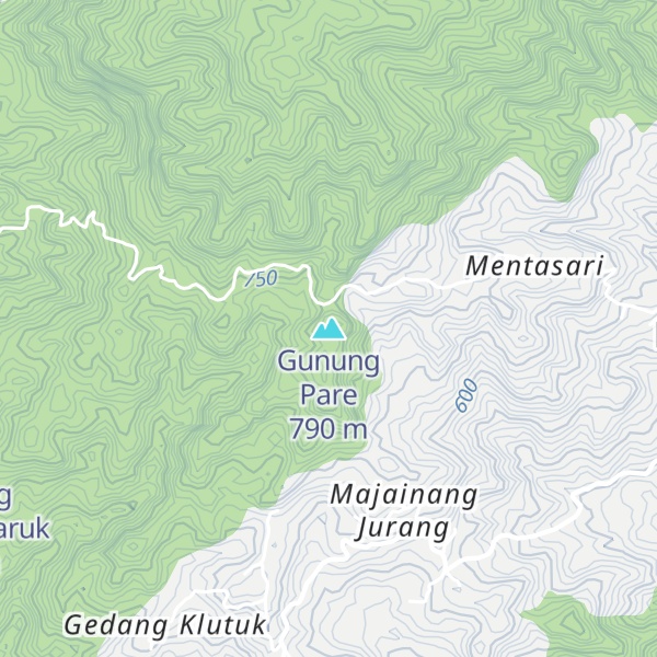 Map of Gunung Pare