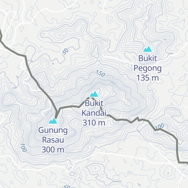 Map of Bukit Kandai
