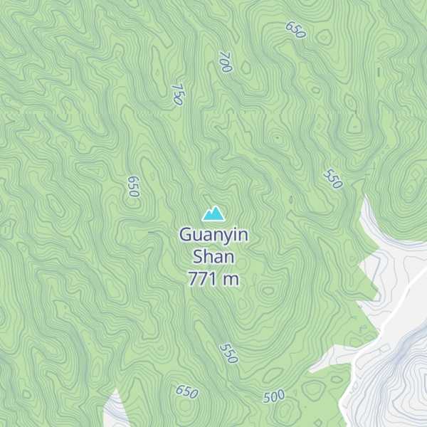 Map of Guanyin Shan