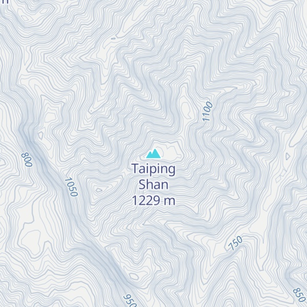 Map of Taiping Shan