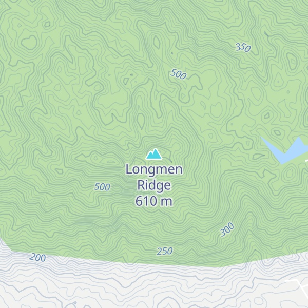 Map of Longmen Ridge