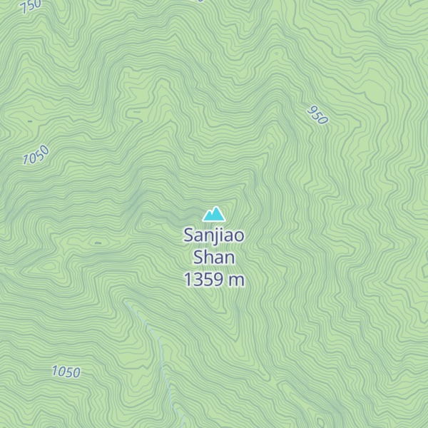 Map of Sanjiao Shan