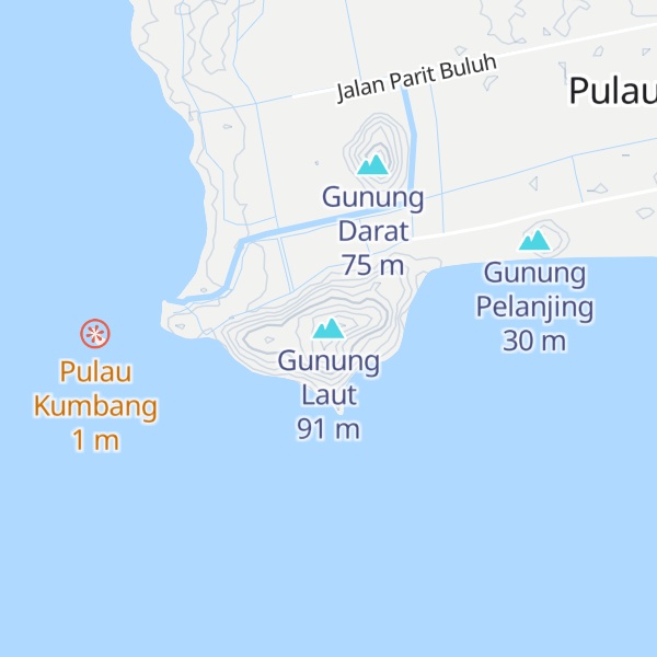 Map of Gunung Laut