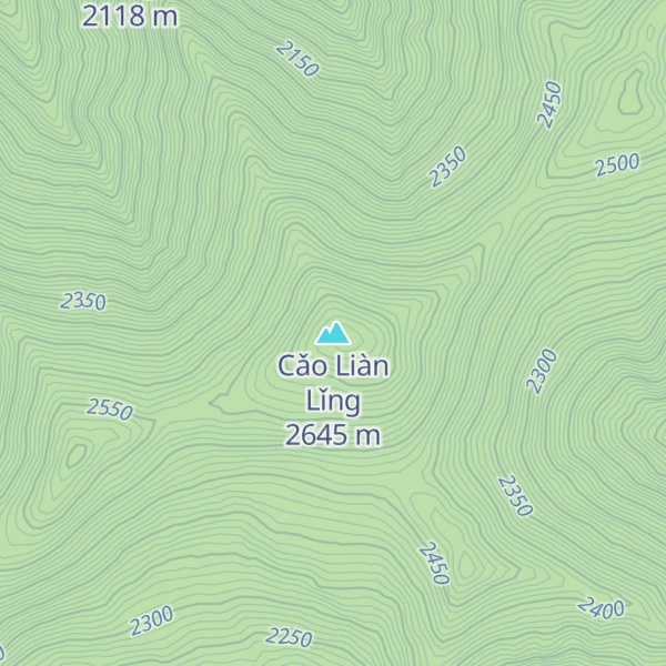 Map of Cǎo Liàn Lǐng