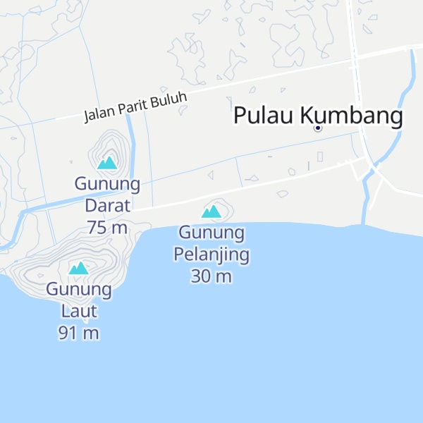 Map of Gunung Pelanjing