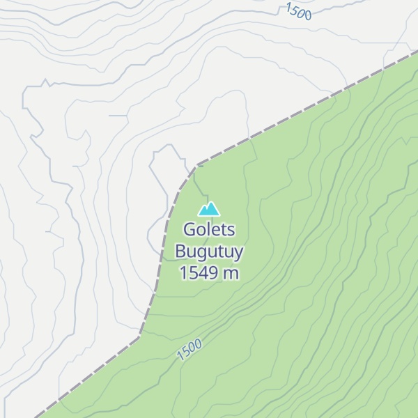 Map of Golets Bugutuy
