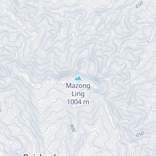 Map of Mazong Ling