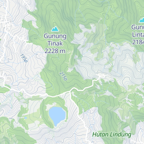 Map of Gunung Alang
