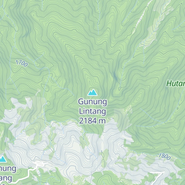 Map of Gunung Lintang