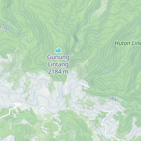 Map of Gunung Ngesong