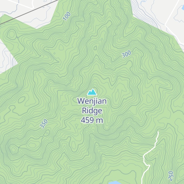 Map of Wenjian Ridge