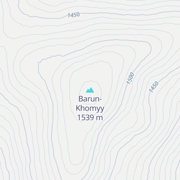 Map of Barun-Khomyy