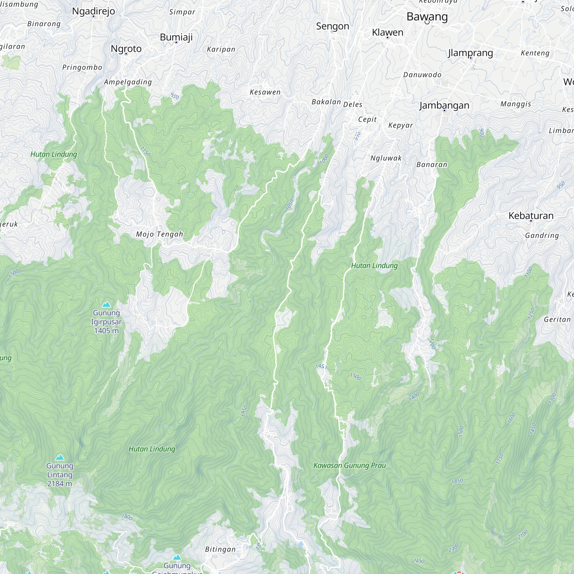 Pos Krakalan map
