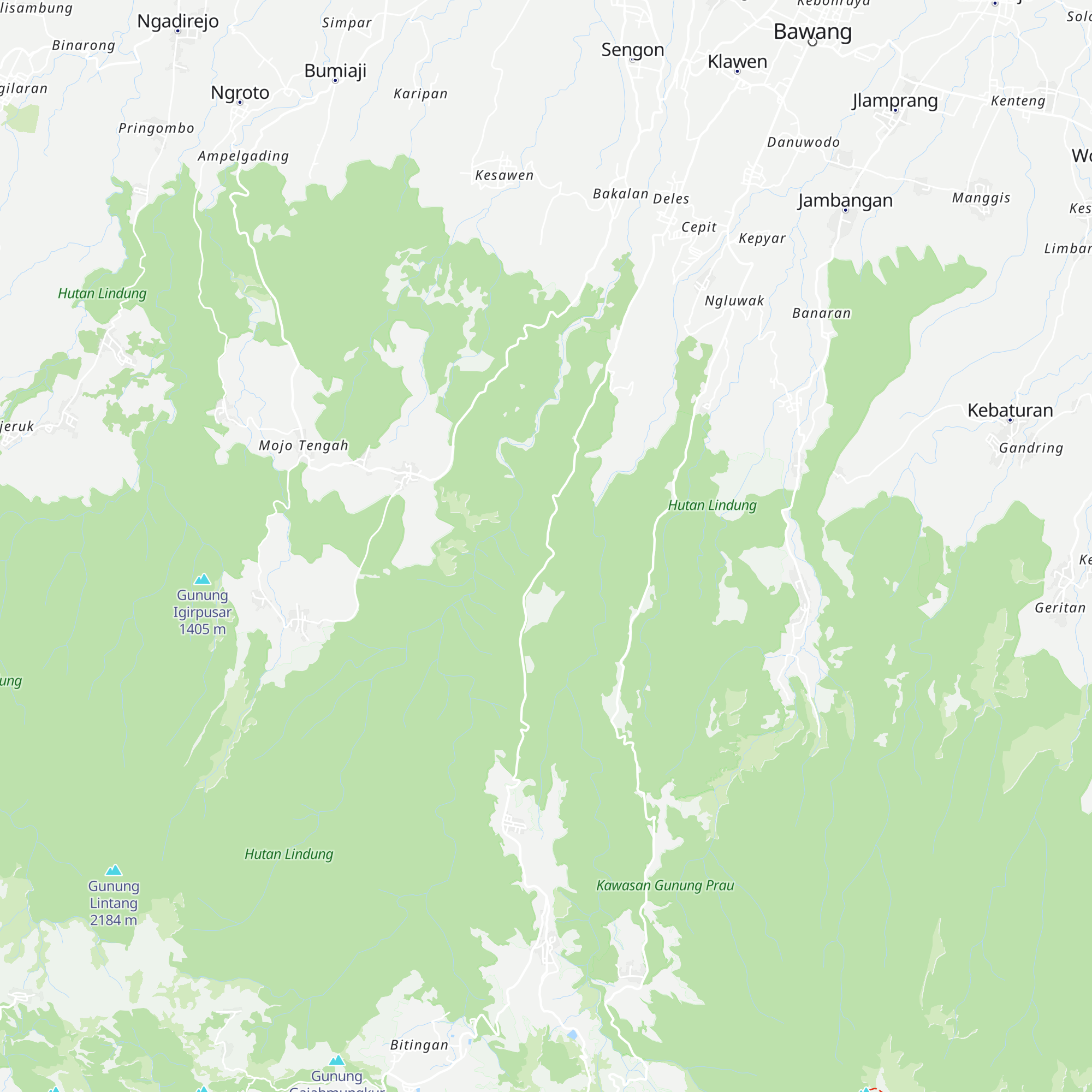 Pos Krakalan map
