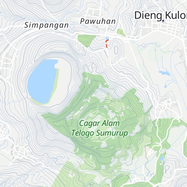Map of Bukit Pangonan