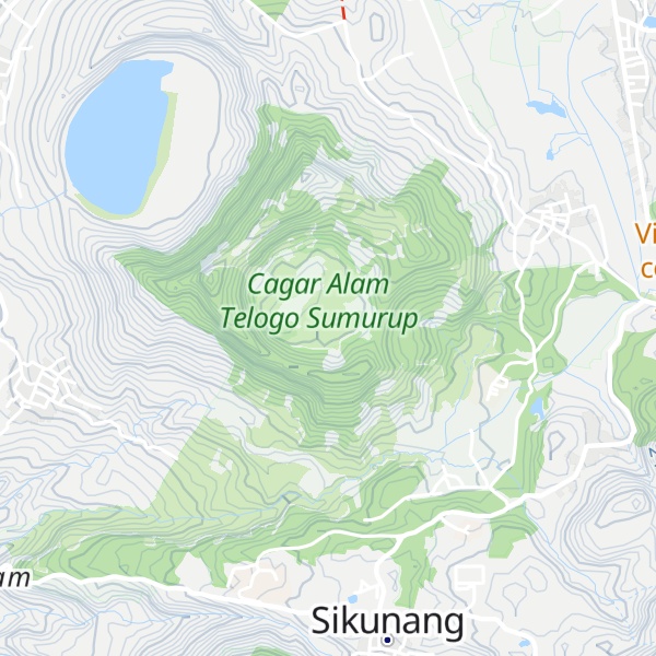 Map of Gunung Kawahsikidang