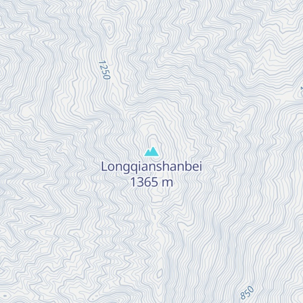 Map of Longqianshanbei